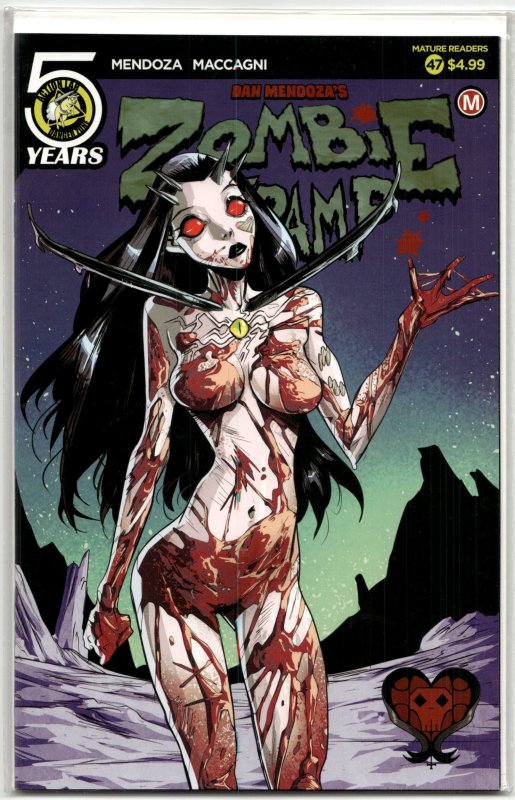 Zombie Tramp #47 (Action Lab Entertainment, 2018), raw, ungraded comic book — front cover