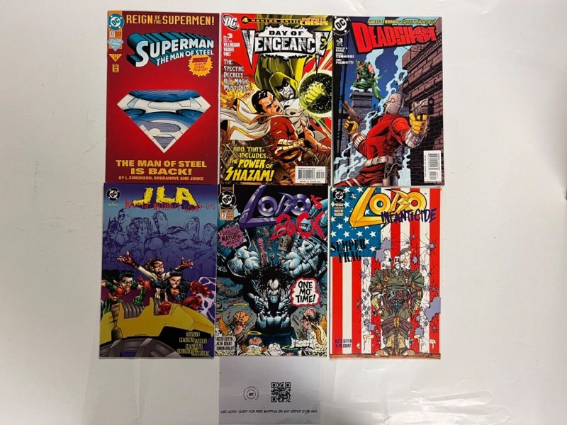6 DC Comic Books Zobo # 2 3+Vengance # 3+JLA# 1+Superman# 22+Deadshot #3 73 JS50, raw, ungraded comic book — front cover