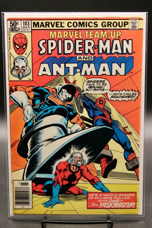 Marvel Team-Up #103 (Marvel Comics, 1981), raw, ungraded comic book — front cover