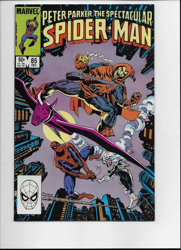 Spider-Man Peter Parker Spectacular #85, raw comic book in NM- condition — front cover