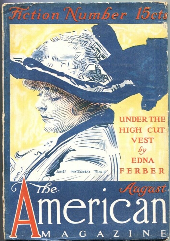 American Magazine-1912-Hg Wells-Edna Ferber-James Montgomery Flagg, raw, ungraded comic book — front cover