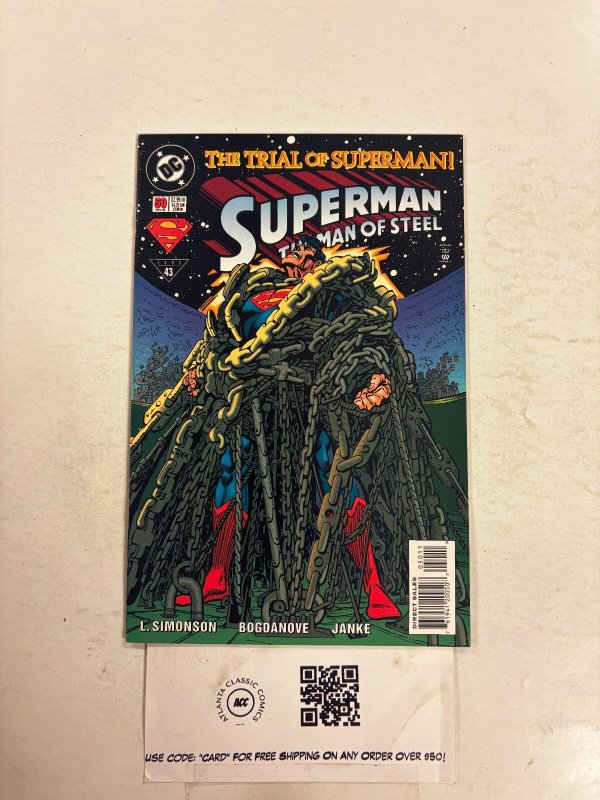 Superman the Man of Steel #50 (DC Comics), raw comic book in NM condition — front cover