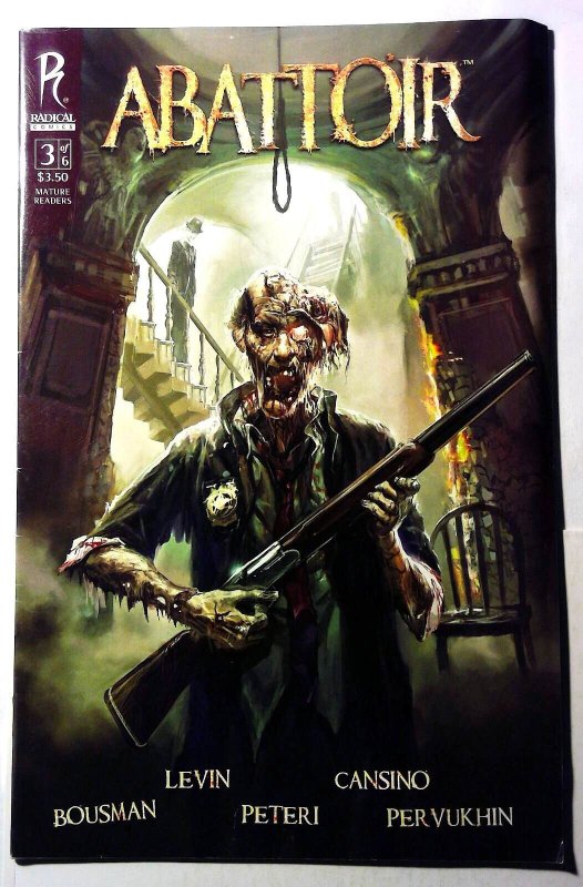 Abattoir #3 (2011), raw, ungraded comic book — front cover