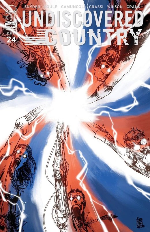 Undiscovered Country #24 (Image Comics, 2023), raw, ungraded comic book — front cover