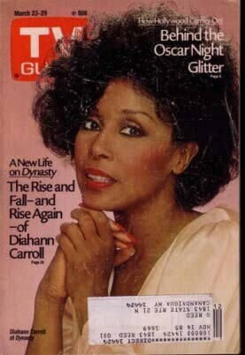 Mag: TV Guide 3/23-29/1985-Dynasty-Diahann Carroll-Oscar G, raw, ungraded comic book — front cover