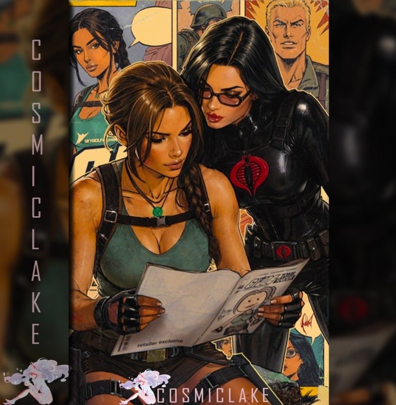 GI Joe Real American Hero Tomb Raider #2, raw, ungraded comic book — front cover
