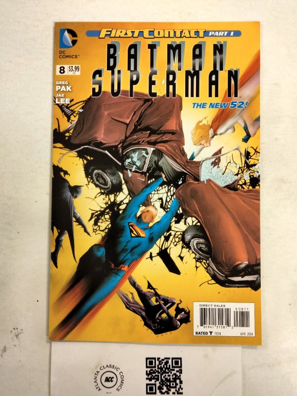 Batman Superman #8 (DC Comics), raw comic book in NM condition — front cover