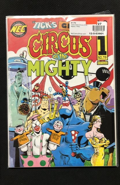 The Tick's Giant Circus of the Mighty #1 (1992), raw, ungraded comic book — front cover