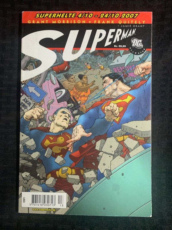 2007 ALL Star Superman Egmont SC VF 8.0 Grant Morrison & Frank Quitely (2007), raw comic book in VF 8.0 condition — front cover