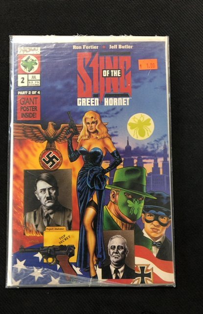Sting of the Green Hornet #2 (1992), raw, ungraded comic book — front cover