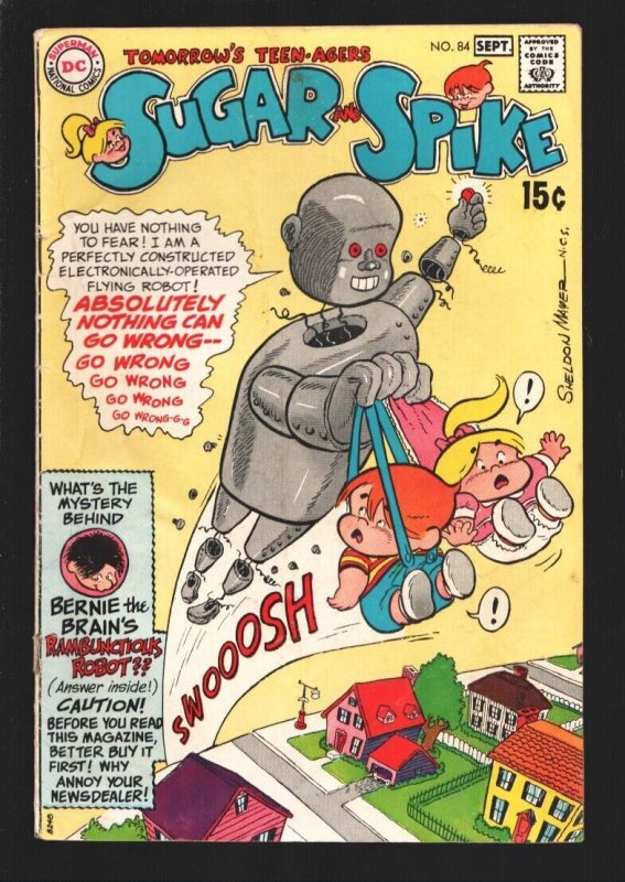 Sugar and Spike #84 (DC Comics, 1967), raw, ungraded comic book — front cover