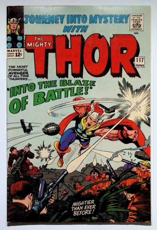 Journey into Mystery #117 (Marvel Comics, 1965), raw, ungraded comic book — front cover