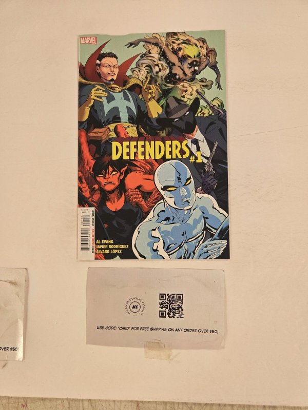 Defenders #1 (Marvel Comics), raw comic book in NM condition — front cover