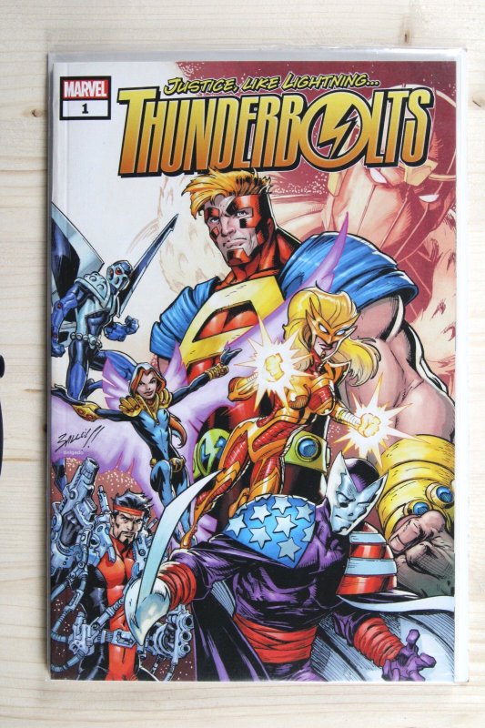 Thunderbolts: Marvel Tales #1 (Marvel Comics, 2022), raw comic book in NM+ 9.6 condition — front cover