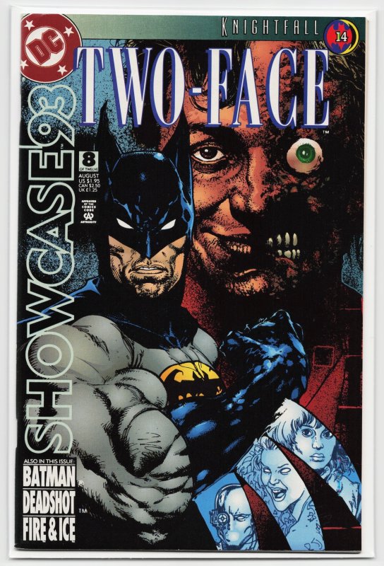 Showcase '93 #8 (DC Comics, 1993), raw, ungraded comic book — front cover