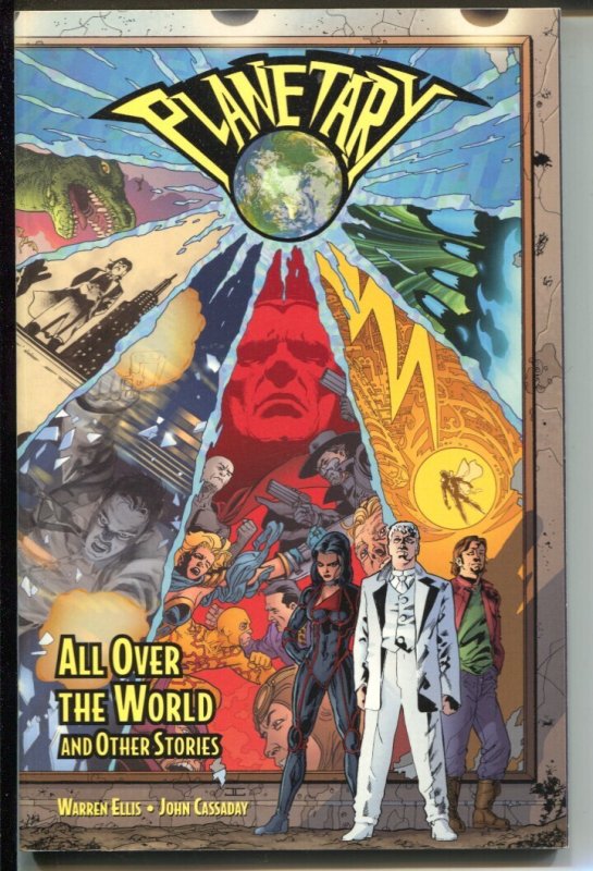Planetary: All Over the World and Other Stories-Warren Ellis-2000-PB-VG/FN, raw comic book in VG/FN condition — front cover