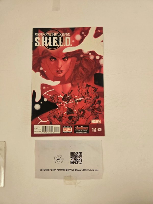 S.h.i.e.l.d #5 (Marvel Comics), raw comic book in NM condition — front cover