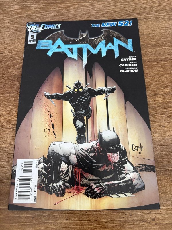 Batman #5 (DC Comics, 2012), raw comic book in NM condition — front cover