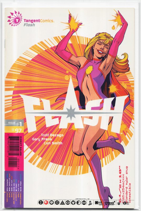 Tangent Comics/ the Flash (1997) Flash (1997), raw, ungraded comic book — front cover