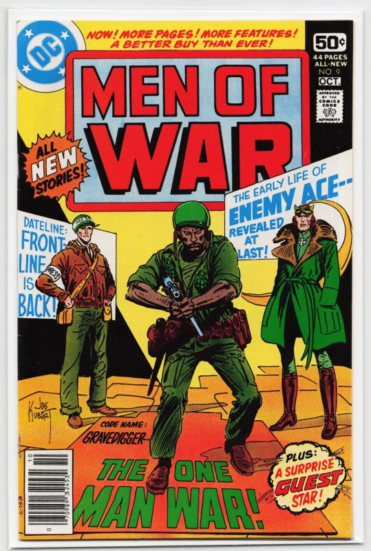 Men of War #9 (DC Comics, 1978), raw, ungraded comic book — front cover