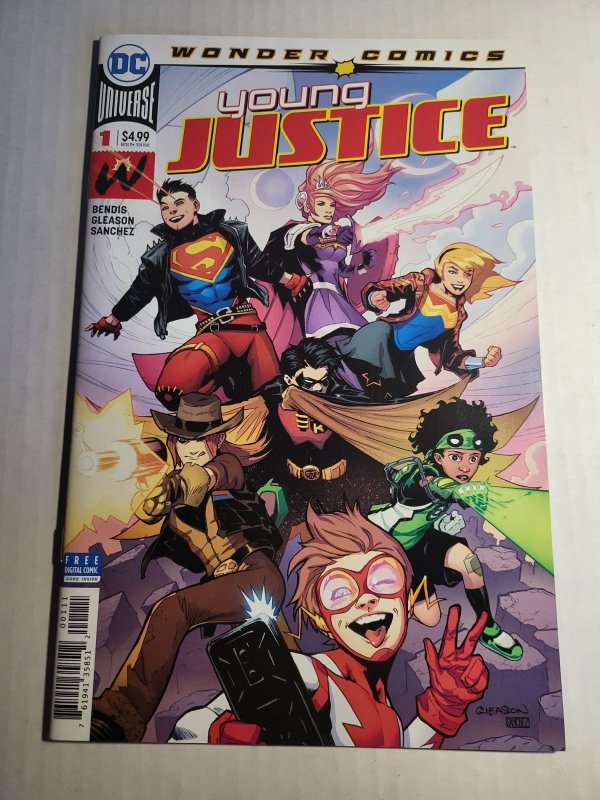 Young Justice #1 (2019), raw, ungraded comic book — front cover