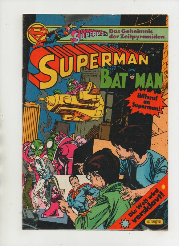 Superman Batman #12 (1984), raw comic book in 6.0 condition — front cover