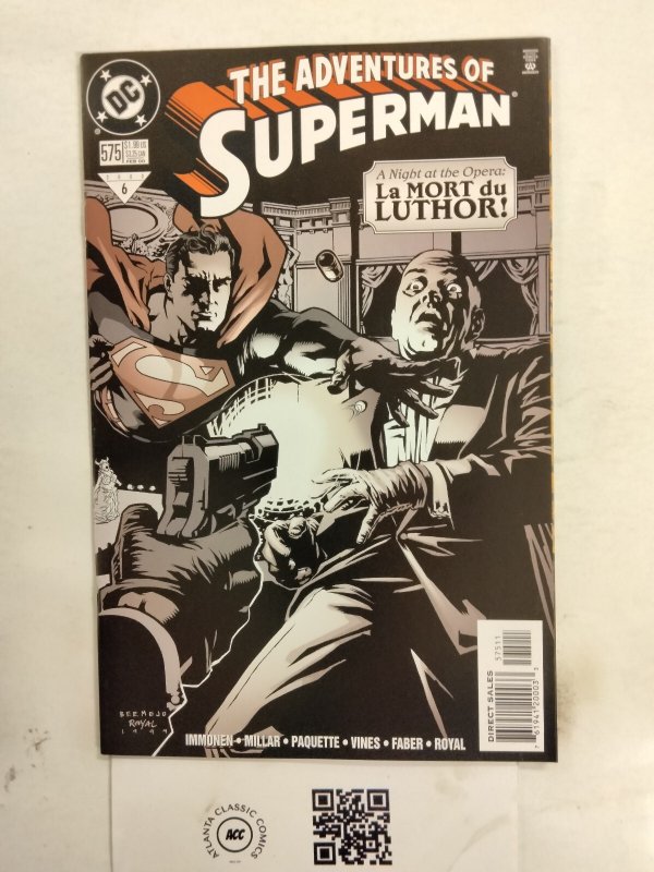 Adventures of Superman #575 (DC Comics, 2000), raw comic book in NM condition — front cover