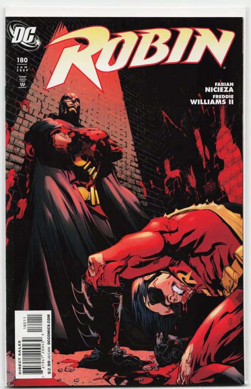 Robin #180 (DC Comics, 2009), raw, ungraded comic book — front cover