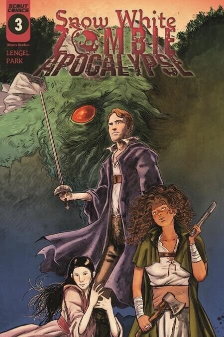 Snow White Zombie Apocalypse #3 (2023), raw, ungraded comic book — front cover