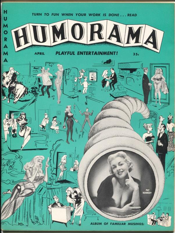 Humorama #1, raw comic book in VF condition — front cover