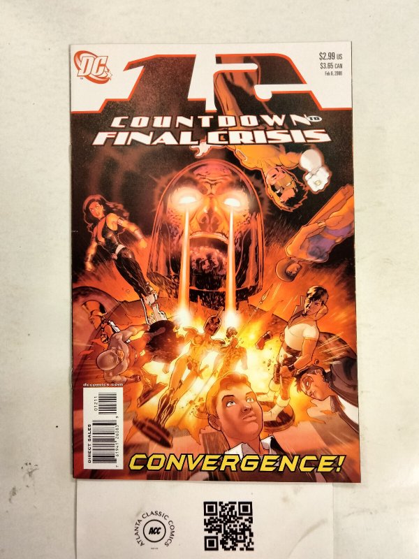 Countdown to Final Crisis #12 (DC Comics), raw comic book in NM condition — front cover
