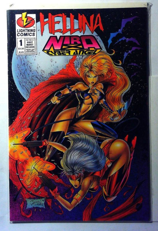 Hellina Nira X Cyber Angel #1 (1996), raw, ungraded comic book — front cover