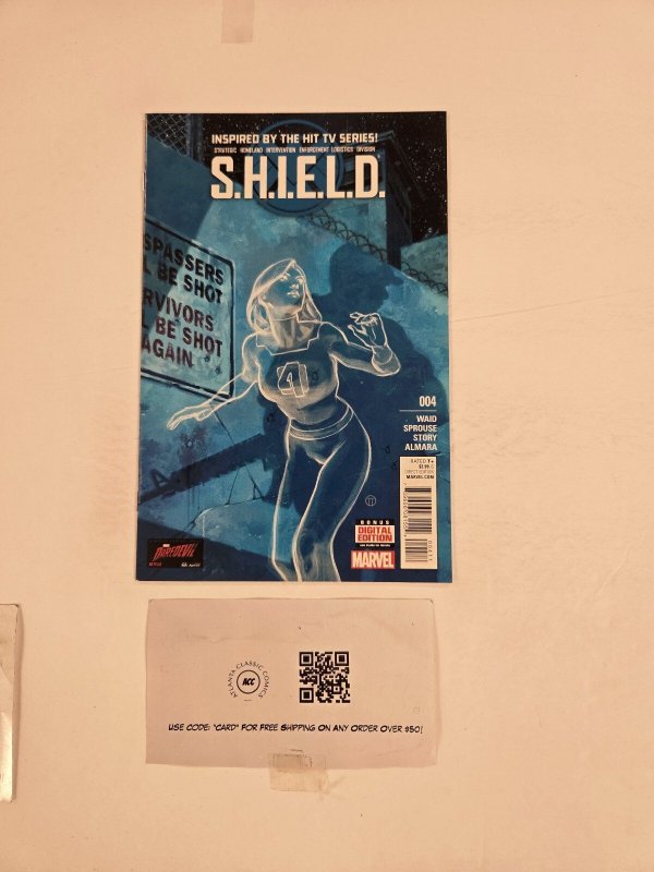 S.h.i.e.l.d #4 (Marvel Comics), raw comic book in NM condition — front cover