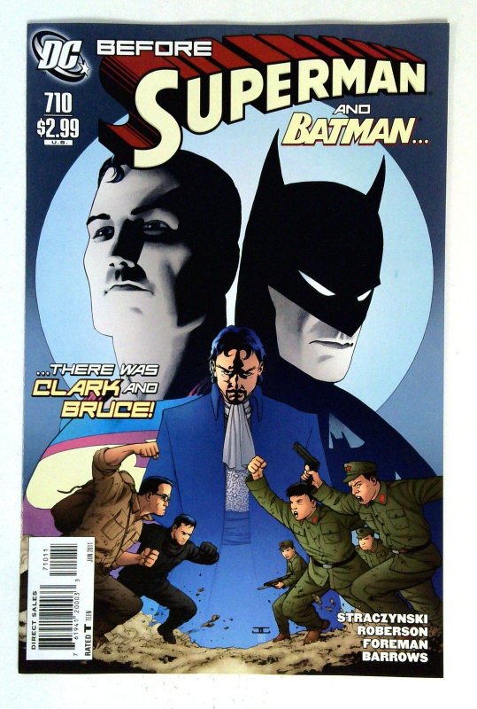 Superman #710 (DC Comics, 2011), raw comic book in NM- condition — front cover