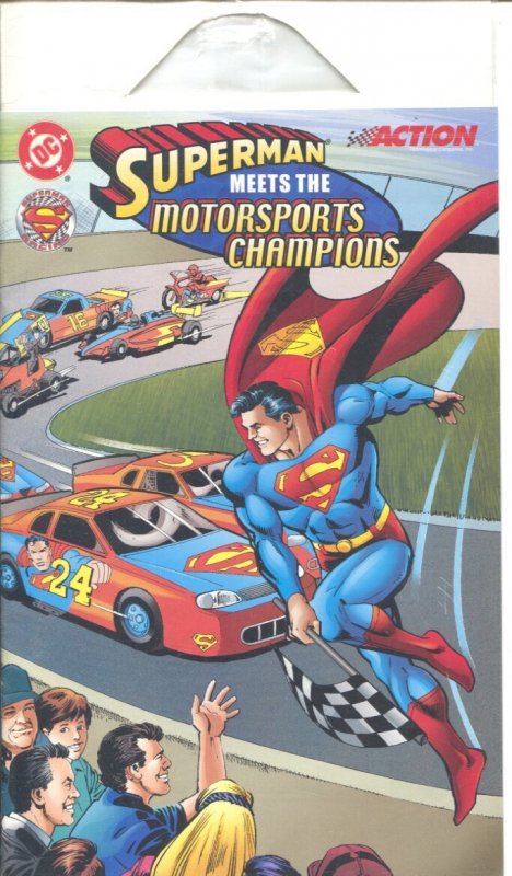 Superman Meets the Motorsports Champions 1999-NASCAR-Jeff Gordon-promo Editio... (1999), raw, ungraded comic book — front cover