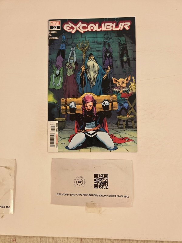 Excalibur #22 (Marvel Comics), raw comic book in NM condition — front cover