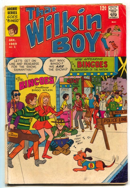 That Wilkin Boy #1 (Archie Comics, 1969), raw comic book in VG condition — front cover