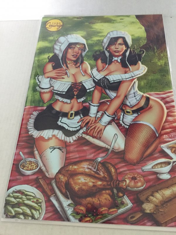 2020 Faro's Lounge Wonder Woman Thanksgiving Cosplay (2020), raw, ungraded comic book — front cover