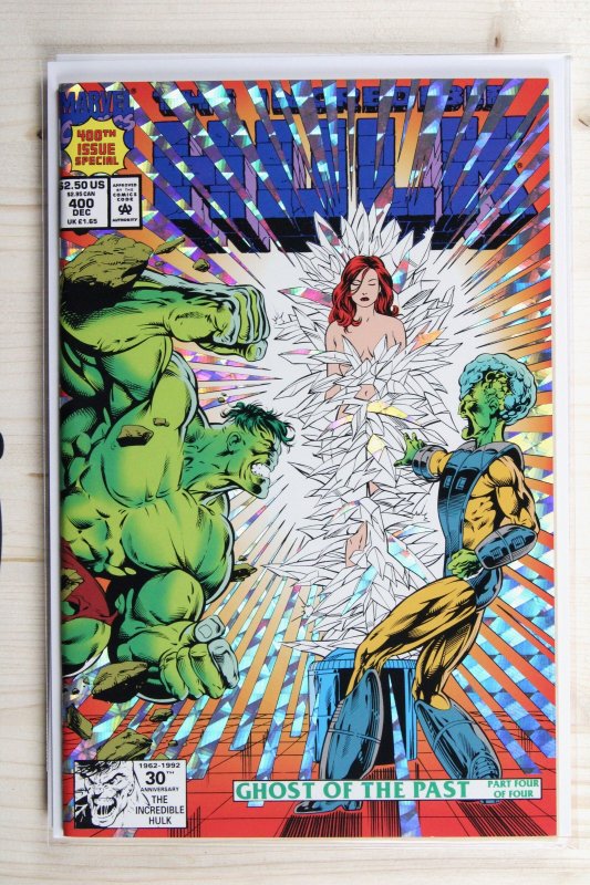 The Incredible Hulk #400 (Marvel Comics, 1992), raw comic book in NM- 9.2 condition — front cover