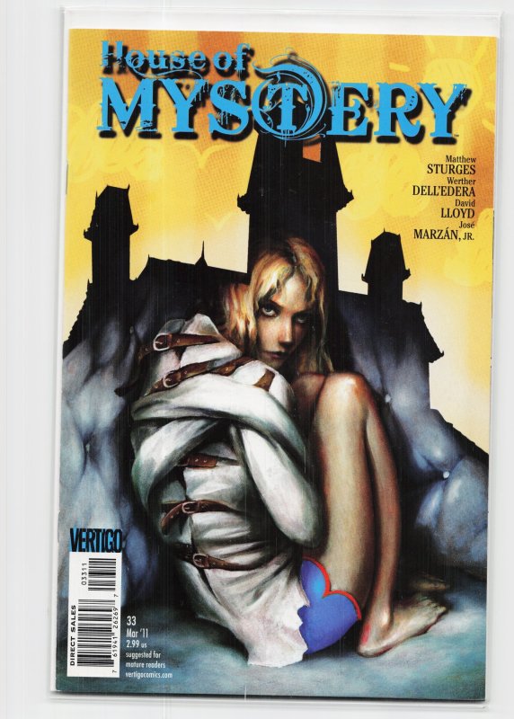 House of Mystery #33 (DC Comics, 2011), raw, ungraded comic book — front cover