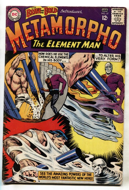 Brave and the Bold #57 (DC Comics), raw, ungraded comic book — front cover
