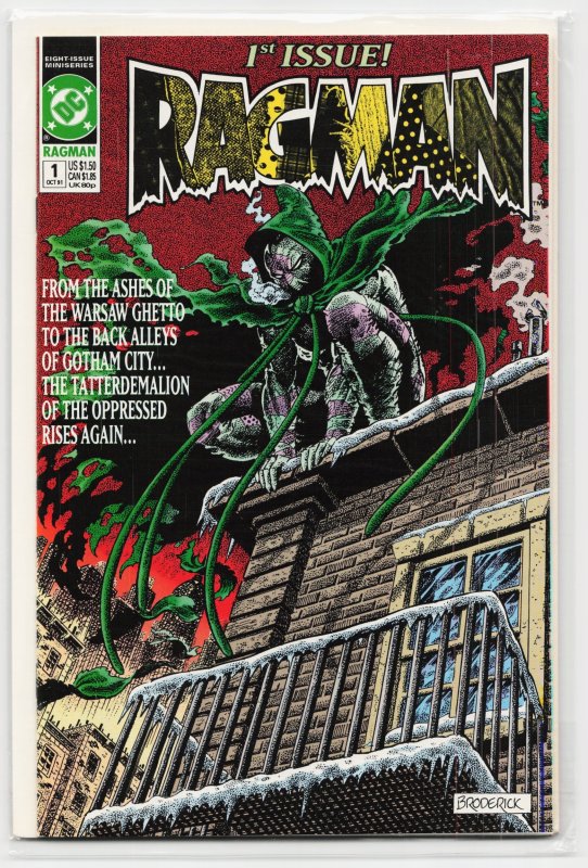 Ragman #1 (1991), raw, ungraded comic book — front cover
