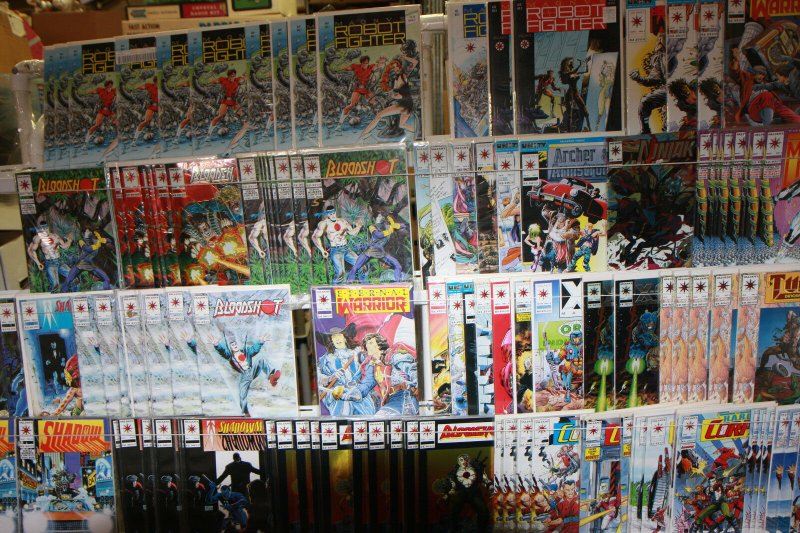 Valiant Lot of 688 Comics! Tons of Keys in Quantity! 1st Master Darque Dr Mirage (Mirage Studios), raw, ungraded comic book — front cover