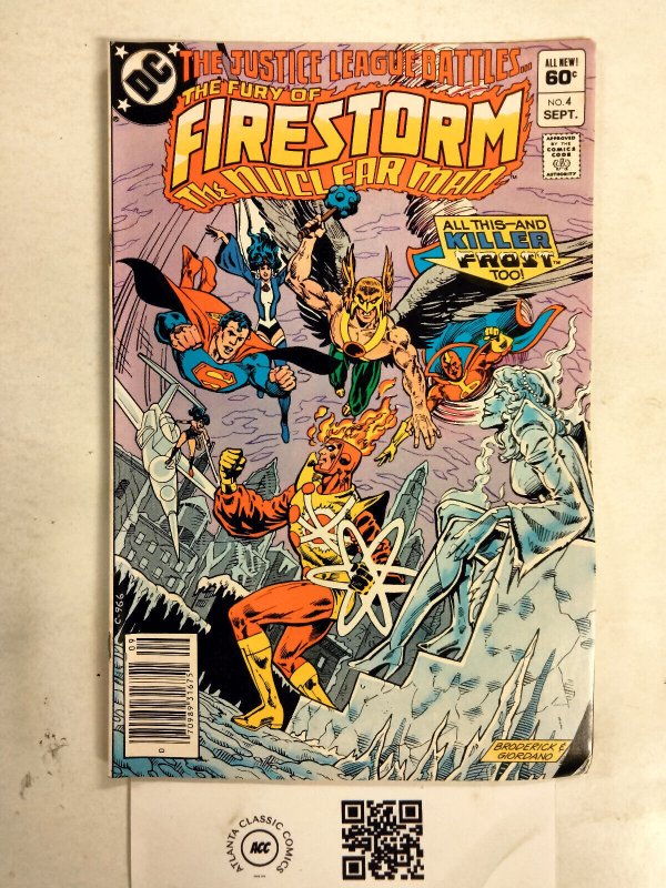 Firestorm the Nuclear Man #4 (DC Comics), raw comic book in VF condition — front cover