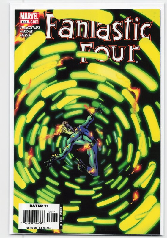 Fantastic Four #532 (Marvel Comics, 2005), raw, ungraded comic book — front cover