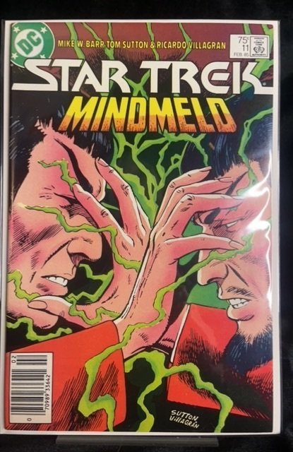 Star Trek #11 (DC Comics, 1985), raw, ungraded comic book — front cover