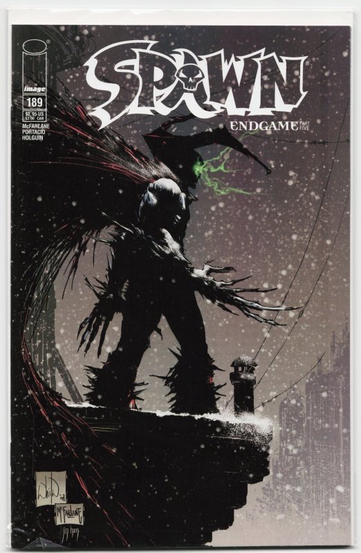 Spawn #189 (Image Comics, 2009), raw, ungraded comic book — front cover