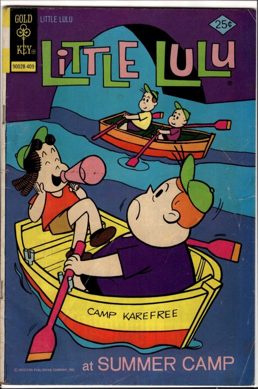 Little Lulu #221 (Gold Key, 1974), raw, ungraded comic book — front cover
