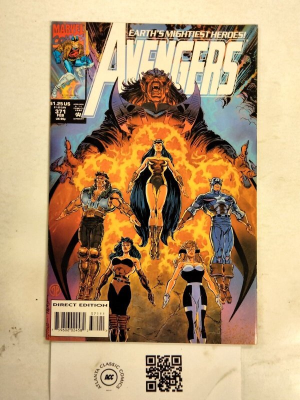 Avengers #371 (Marvel Comics, 1994), raw comic book in NM condition — front cover