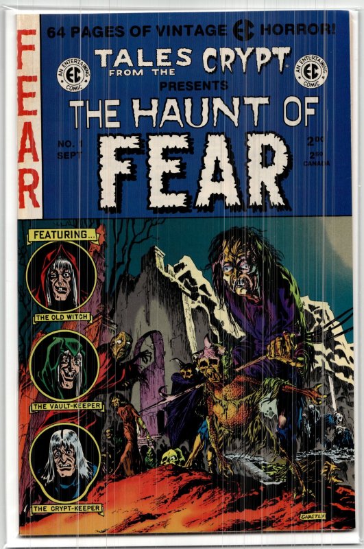 Haunt of Fear #1 (EC Comics, 1991), raw, ungraded comic book — front cover